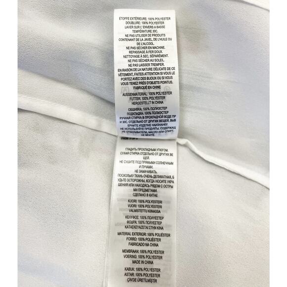 Ted Baker Luner Jamboree Pleated Off-Shoulder Hi-Lo Dress Size 2 / US 6 No Belt - Picture 9 of 9